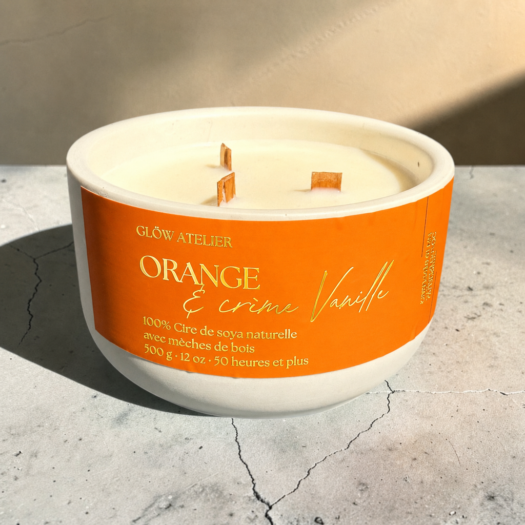 Orange & Crème Vanille  12 onces - 500 ml