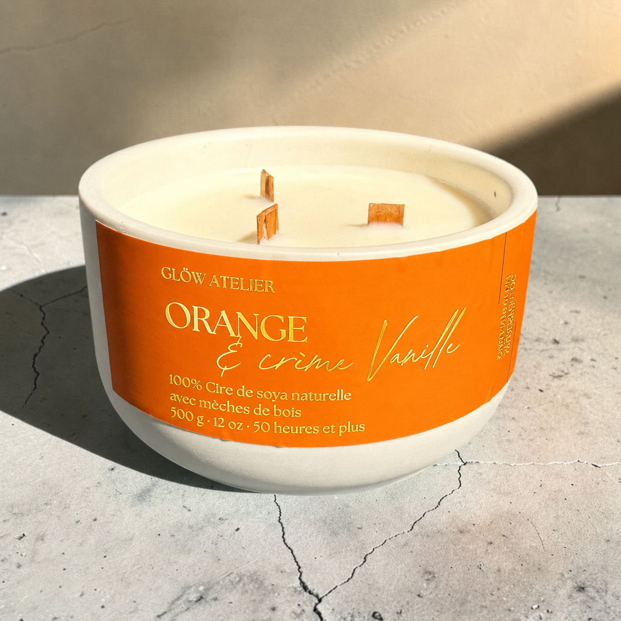 Orange & Crème Vanille  12 onces - 500 ml