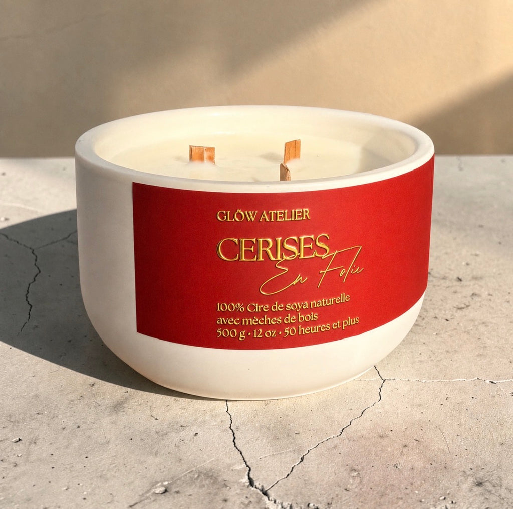 Cerises en folies  12 onces - 500 ml