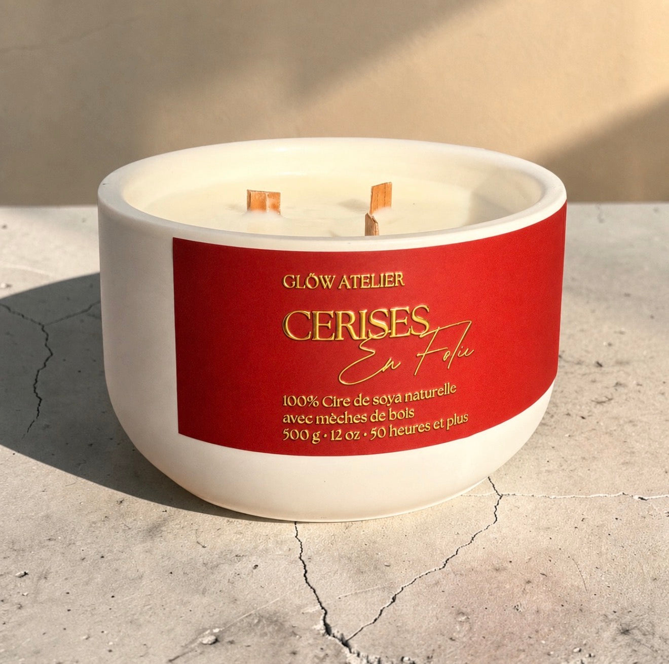 Cerises en folies  12 onces - 500 ml