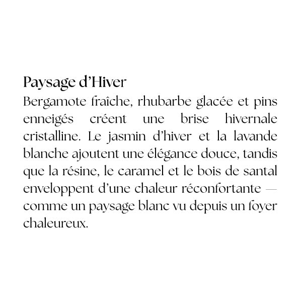 Paysage d'Hiver 12 onces - 500 ml